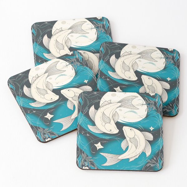 Item preview, Pisces Astrology. Moon in Pisces, Zodiac sign, Pisces symbol designed and sold by ZodiacWonders.