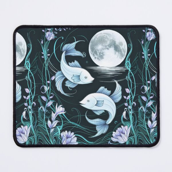Item preview, Pisces Astrology. Moon in Pisces, Zodiac sign, Pisces symbol designed and sold by ZodiacWonders.