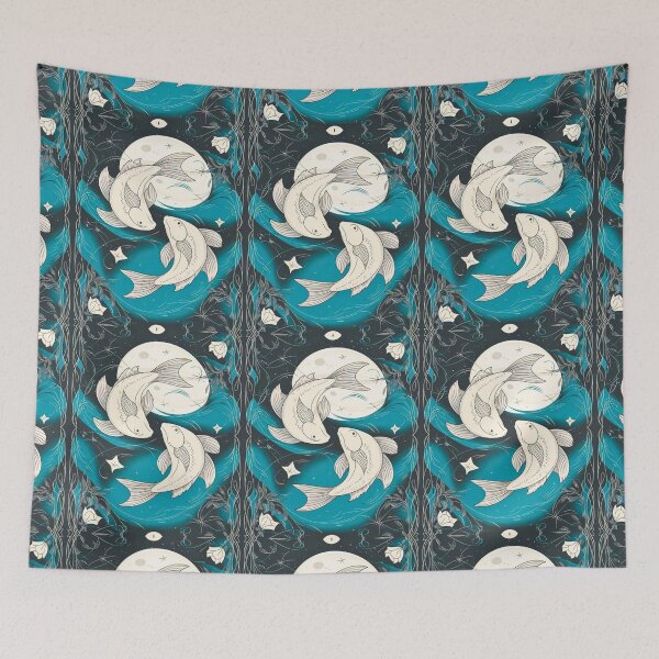 Item preview, Pisces Astrology. Moon in Pisces, Zodiac sign, Pisces symbol designed and sold by ZodiacWonders.