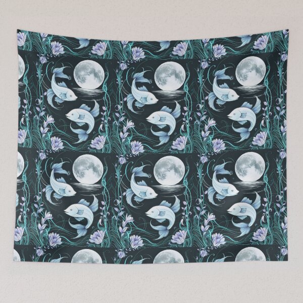 Item preview, Pisces Astrology. Moon in Pisces, Zodiac sign, Pisces symbol designed and sold by ZodiacWonders.