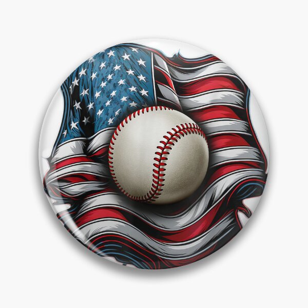 Artikelvorschau, baseball usa flagge amerikanische flagge jahrgang entworfen und verkauft von VISIONSTURME.