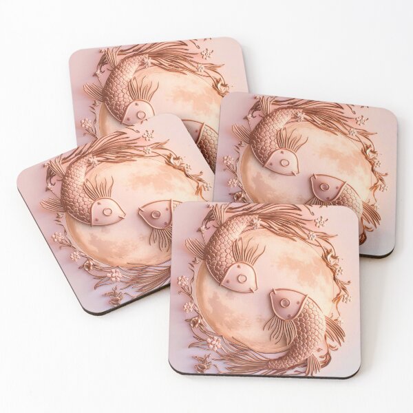 Item preview, Pisces Astrology. Moon in Pisces, Zodiac sign, Pisces symbol designed and sold by ZodiacWonders.