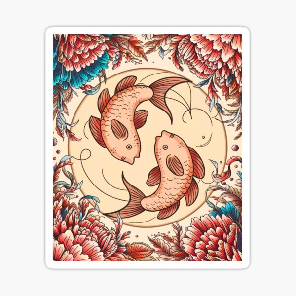 Item preview, Pisces Astrology. Moon in Pisces, Zodiac sign, Pisces symbol designed and sold by ZodiacWonders.