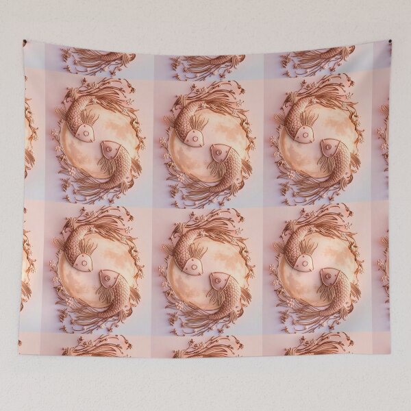 Item preview, Pisces Astrology. Moon in Pisces, Zodiac sign, Pisces symbol designed and sold by ZodiacWonders.