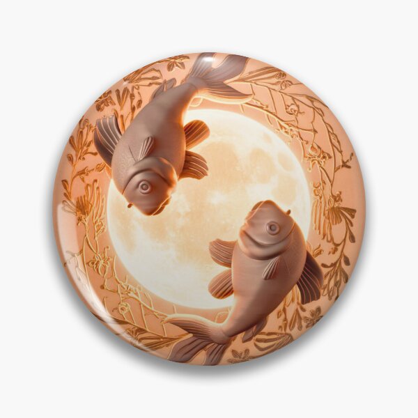 Item preview, Pisces Astrology. Moon in Pisces, Zodiac sign, Pisces symbol designed and sold by ZodiacWonders.