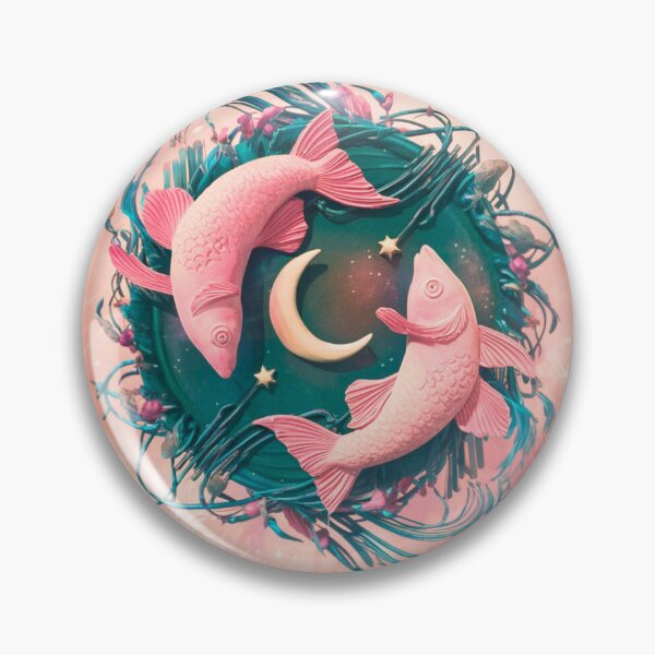 Item preview, Pisces Astrology. Moon in Pisces, Zodiac sign, Pisces symbol designed and sold by ZodiacWonders.