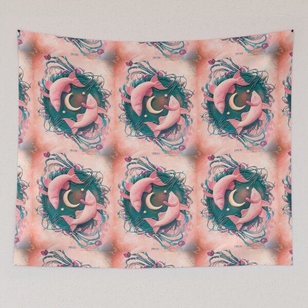 Item preview, Pisces Astrology. Moon in Pisces, Zodiac sign, Pisces symbol designed and sold by ZodiacWonders.