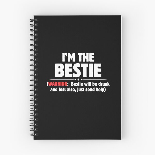 Item preview, I'm The Bestie Warning Drunk Lost Funny Friendship Friend designed and sold by MagicSD Designs.