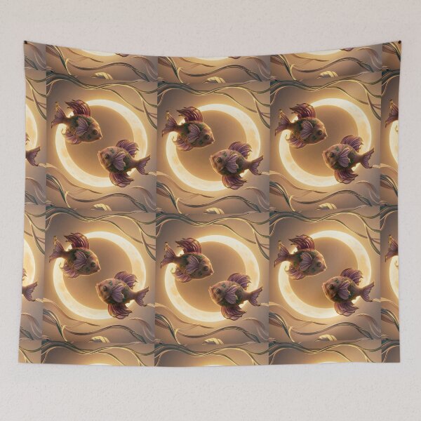 Item preview, Pisces Astrology. Moon in Pisces, Zodiac sign, Pisces symbol designed and sold by ZodiacWonders.