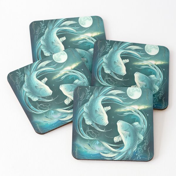 Item preview, Pisces Astrology. Moon in Pisces, Zodiac sign, Pisces symbol designed and sold by ZodiacWonders.
