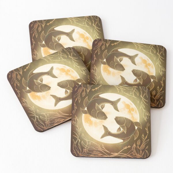 Item preview, Pisces Astrology. Moon in Pisces, Zodiac sign, Pisces symbol designed and sold by ZodiacWonders.