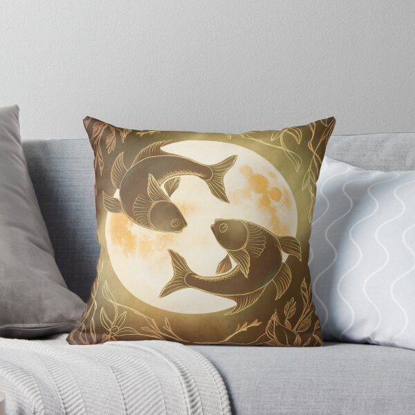 Item preview, Pisces Astrology. Moon in Pisces, Zodiac sign, Pisces symbol designed and sold by ZodiacWonders.