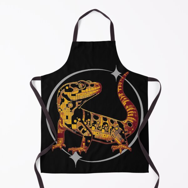 Item preview, Leopard Gecko - Orange and Yellow Retro Geometric Design designed and sold by HausKatz.