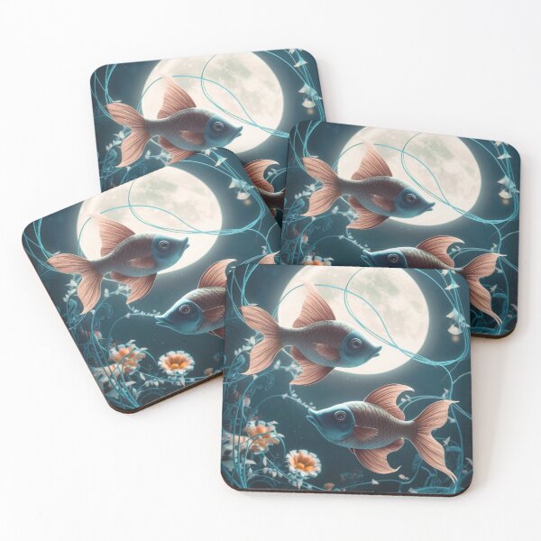 Item preview, Pisces Astrology. Moon in Pisces, Zodiac sign, Pisces symbol designed and sold by ZodiacWonders.