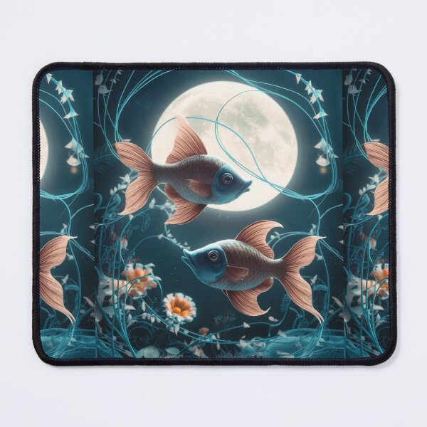 Item preview, Pisces Astrology. Moon in Pisces, Zodiac sign, Pisces symbol designed and sold by ZodiacWonders.