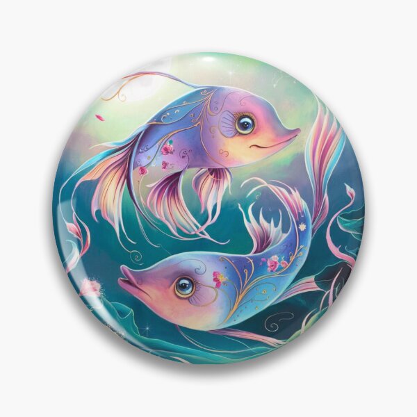 Item preview, Pisces Astrology. Moon in Pisces, Zodiac sign, Pisces symbol designed and sold by ZodiacWonders.