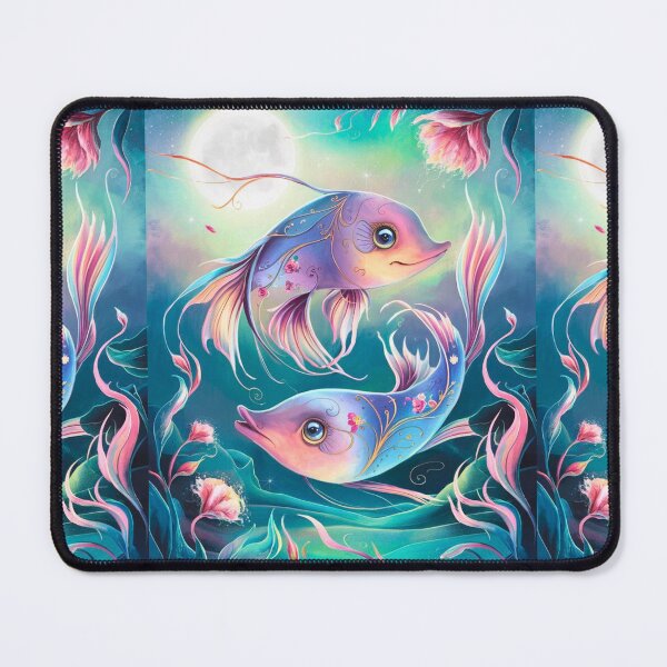 Item preview, Pisces Astrology. Moon in Pisces, Zodiac sign, Pisces symbol designed and sold by ZodiacWonders.