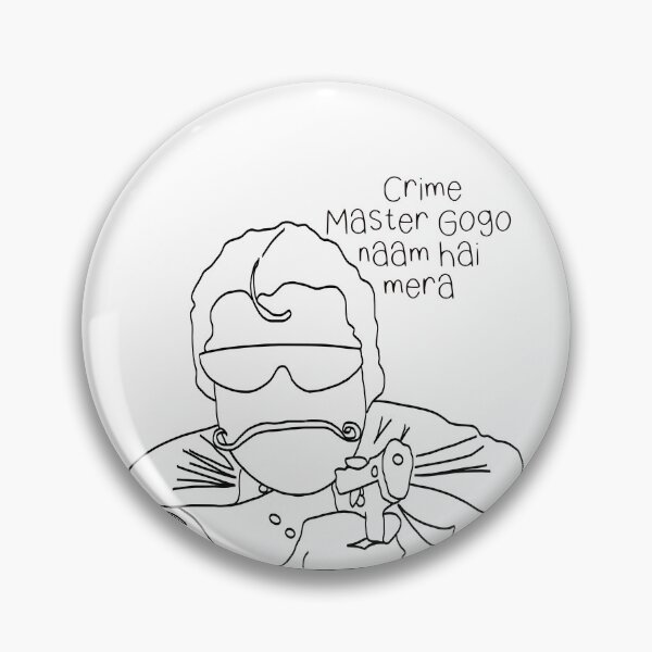 Item preview, Crime master gogo bollywood designed and sold by DesignJiggy.