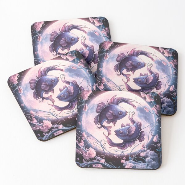 Item preview, Pisces Astrology. Moon in Pisces, Zodiac sign, Pisces symbol designed and sold by ZodiacWonders.