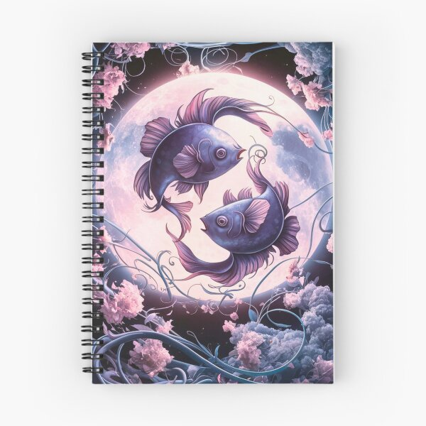 Item preview, Pisces Astrology. Moon in Pisces, Zodiac sign, Pisces symbol designed and sold by ZodiacWonders.