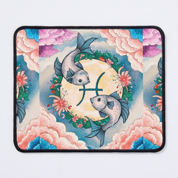 Item preview, Pisces Astrology. Moon in Pisces, Zodiac sign, Pisces symbol designed and sold by ZodiacWonders.