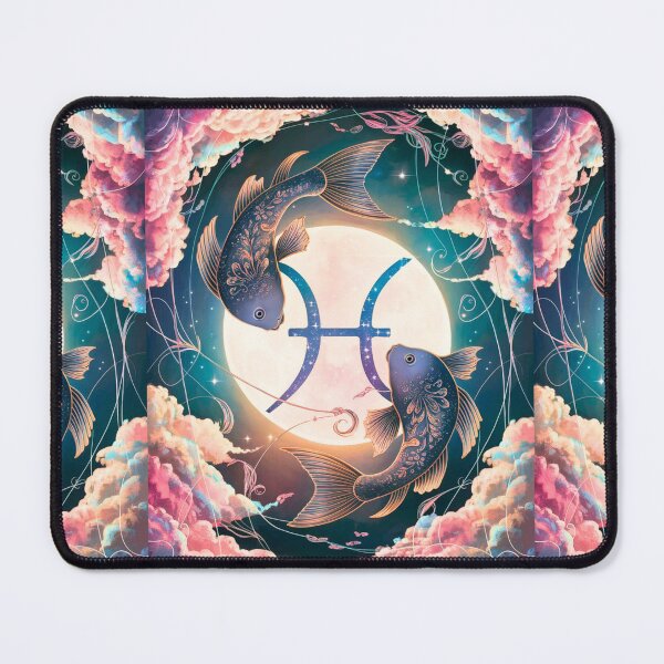 Item preview, Pisces Astrology. Moon in Pisces, Zodiac sign, Pisces symbol designed and sold by ZodiacWonders.