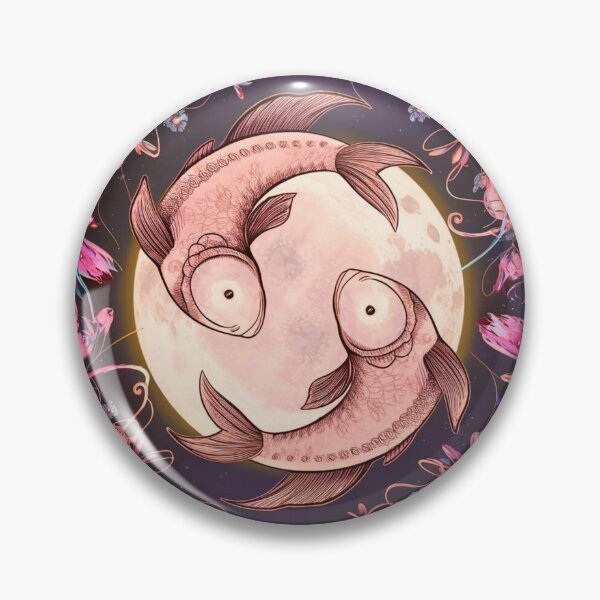 Item preview, Pisces Astrology. Moon in Pisces, Zodiac sign, Pisces symbol designed and sold by ZodiacWonders.