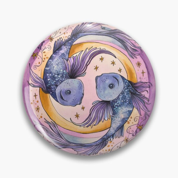 Item preview, Pisces Astrology. Moon in Pisces, Zodiac sign, Pisces symbol designed and sold by ZodiacWonders.