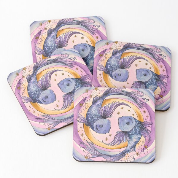 Item preview, Pisces Astrology. Moon in Pisces, Zodiac sign, Pisces symbol designed and sold by ZodiacWonders.