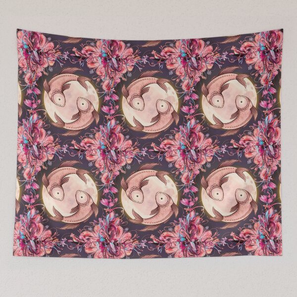 Item preview, Pisces Astrology. Moon in Pisces, Zodiac sign, Pisces symbol designed and sold by ZodiacWonders.