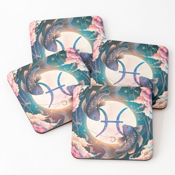 Item preview, Pisces Astrology. Moon in Pisces, Zodiac sign, Pisces symbol designed and sold by ZodiacWonders.