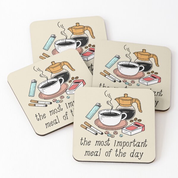 Item preview, The Most Important Meal of the Day - Breakfast, Coffee, Meme designed and sold by SpaceDogLaika.