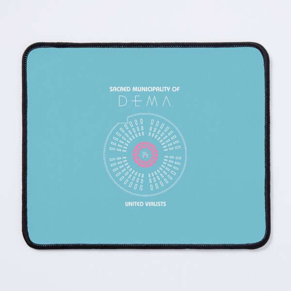 Item preview, Sacred Municipality of DEMA Map (SAI White/Pink) designed and sold by BanditoThreads.