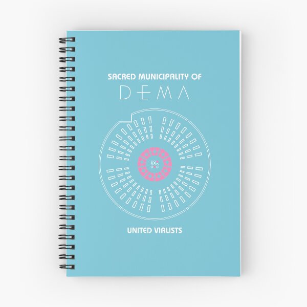 Item preview, Sacred Municipality of DEMA Map (SAI White/Pink) designed and sold by BanditoThreads.