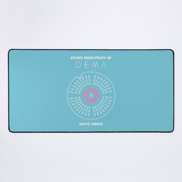 Item preview, Sacred Municipality of DEMA Map (SAI White/Pink) designed and sold by BanditoThreads.