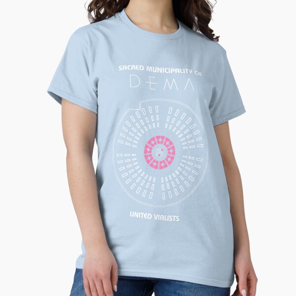 Item preview, Sacred Municipality of DEMA Map (SAI White/Pink) designed and sold by BanditoThreads.