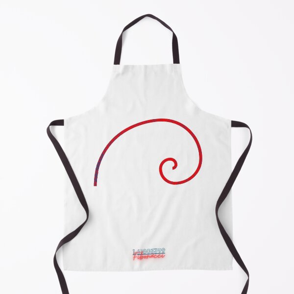 Item preview, Fibonacci Golden Ratio Spiral Red and Blue designed and sold by Numbers-Art.
