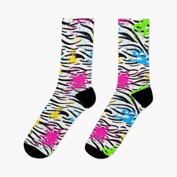 Item preview, Rainbow Paint Splatter Zebra Print designed and sold by JanGrackle.