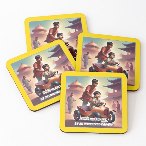 Item preview, Uninsured Driver Funny Design designed and sold by CoyoteGifts.