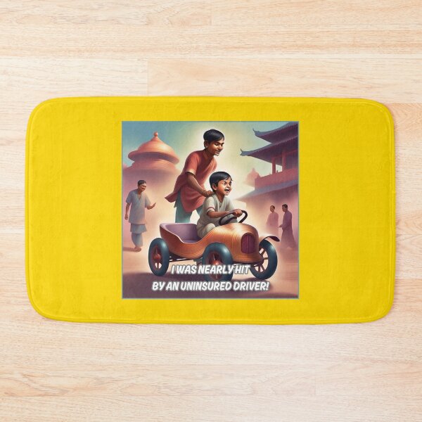 Item preview, Uninsured Driver Funny Design designed and sold by CoyoteGifts.