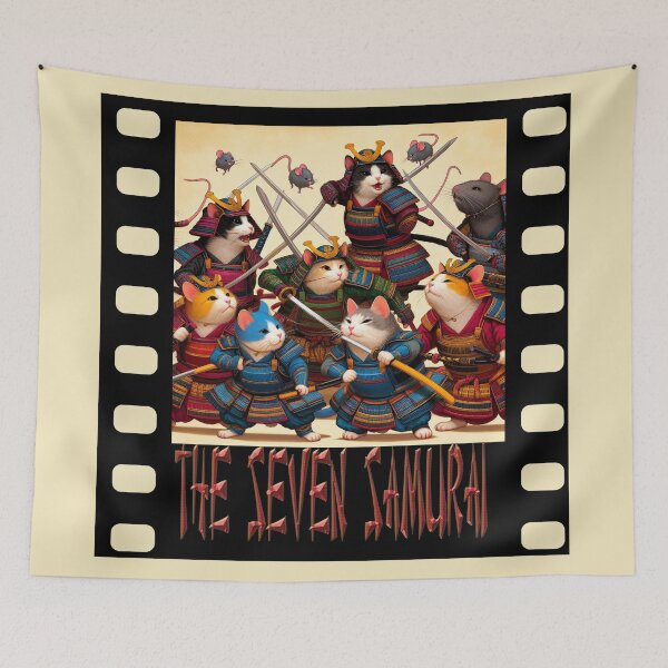 Item preview, SEVEN SAMURAI designed and sold by Foxlindesigns.