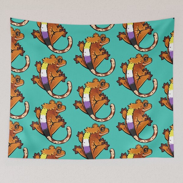 Item preview, Crested Gecko Pride: Nonbinary designed and sold by catdoq.