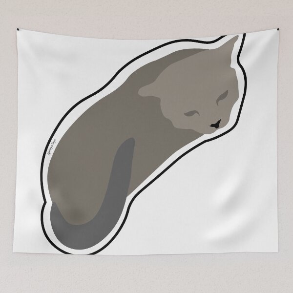 Item preview, Sleepy Kitty designed and sold by Heya Taya.