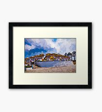 108 Stupas Framed Print