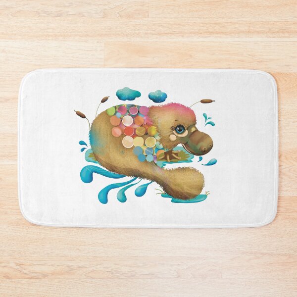 Item preview, Spangled Platypus splashing in Stream designed and sold by Karin Taylor.