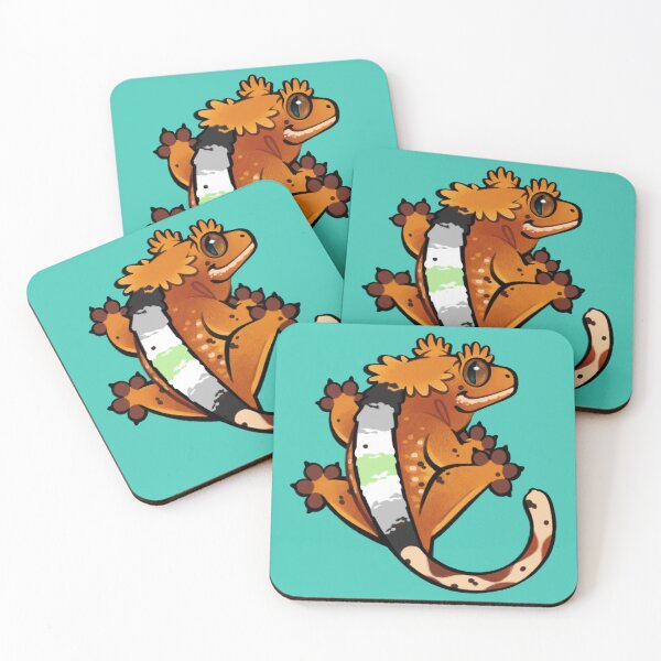 Item preview, Crested Gecko Pride: Agender designed and sold by catdoq.