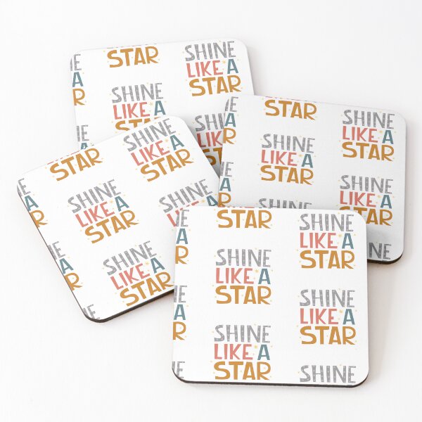 Item preview, Shine Like a Star: Inspirational Lettering Design designed and sold by hjian8219.
