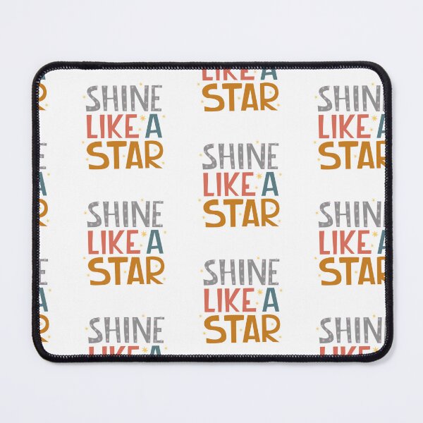 Item preview, Shine Like a Star: Inspirational Lettering Design designed and sold by hjian8219.