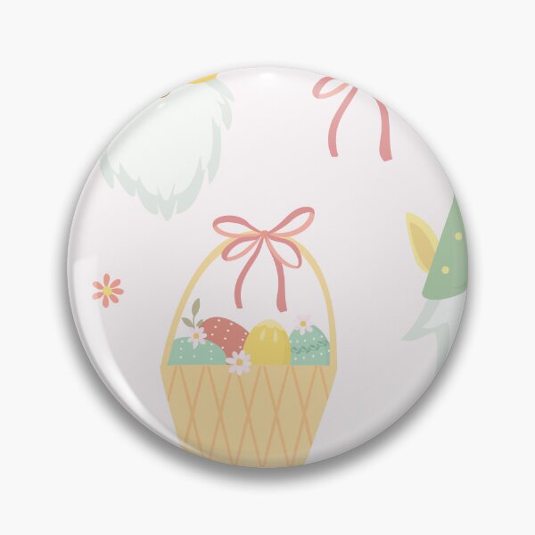 Item preview, "Easter Joy: Gnome Faces Pattern" designed and sold by hjian8219.