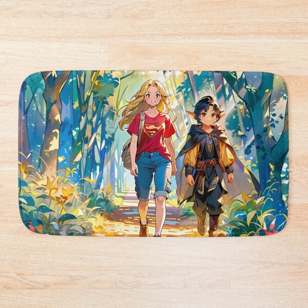 Item preview, Celina and Sibelis Bound for the Enchanted Forest Realm - Watercolor designed and sold by Second Draft Visuals.